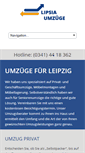 Mobile Screenshot of lipsia-umzuege.de